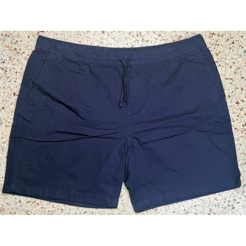 Onia Men's Blue Slash Pockets Drawstring Waist Casual Shorts Size XXL